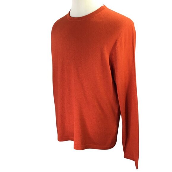 Banana Republic Silk Cashmere Sweater Men's Large Crewneck Pullover Long Sleeve - Picture 1 of 8